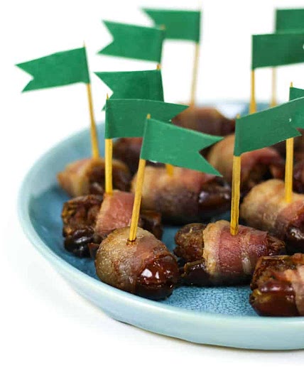Chorizo Stuffed Bacon Wrapped Dates