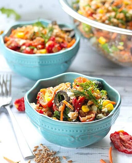 Farro Vegetable Salad