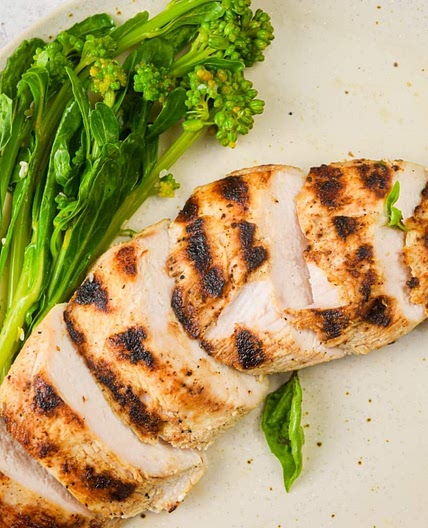 Grilled Basil Lime Chicken Breast