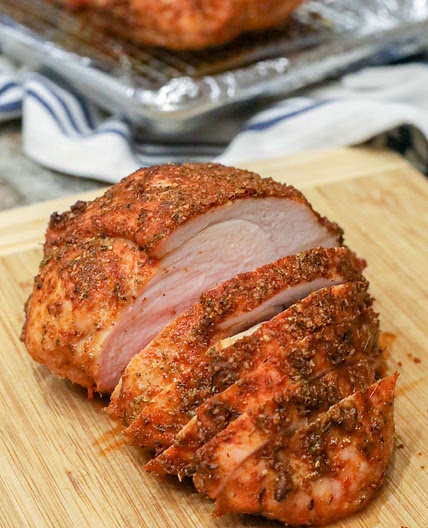 Herb Rubbed Sirloin Tip Pork Roast