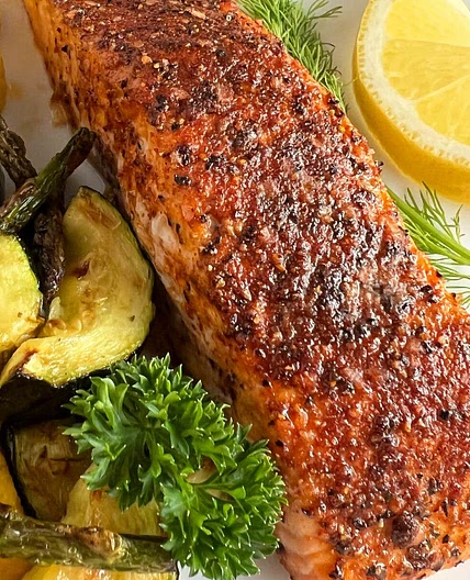Best Damn Oven Baked Salmon