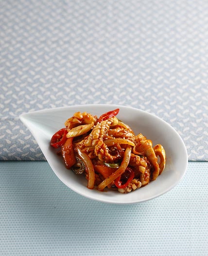 갑오징어 채소볶음 만드는 법