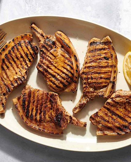 Greek-Style Grilled Pork Chops Recipe