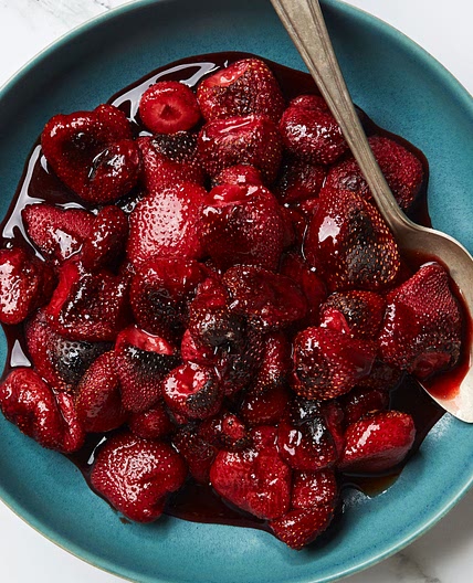 Ember-Roasted Strawberries