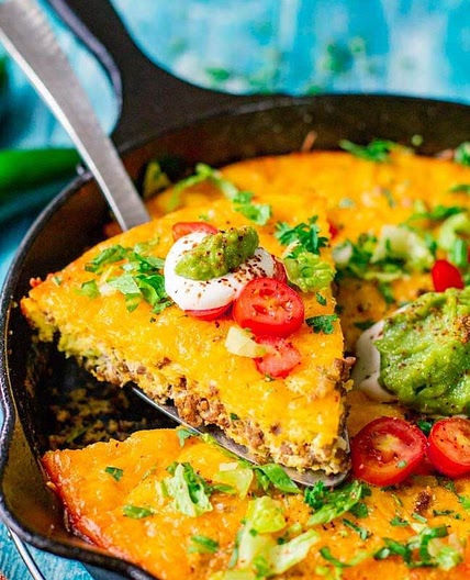 Keto Taco Pie Recipe