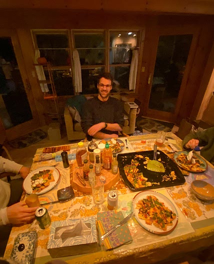 Indian-ish Nachos With Cheddar, Black Beans and Chutney