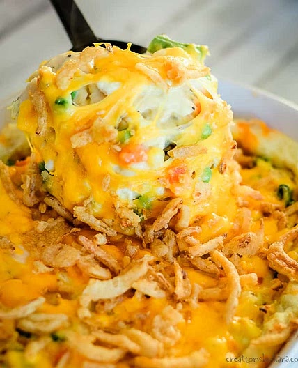 Chicken Mashed Potato Casserole