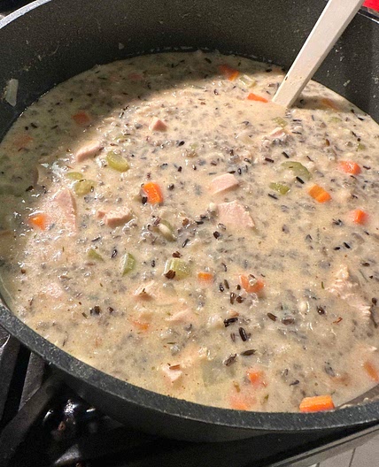 Blackened Chicken Wild Rice Soup