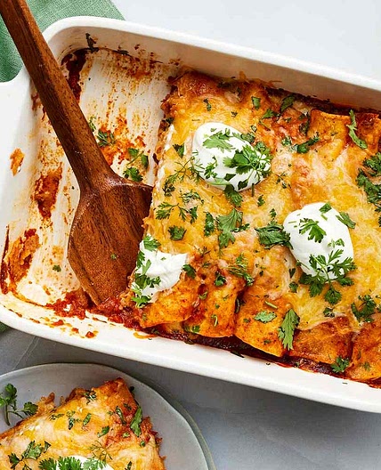 Chicken Chorizo Enchiladas