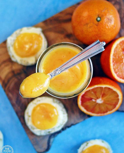 Granny’s Quick Blood Orange Curd with Power Blender option