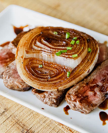 Grilled Balsamic Onions