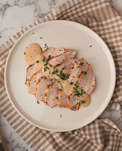 Roasted Turkey Breast with Keto Gravy