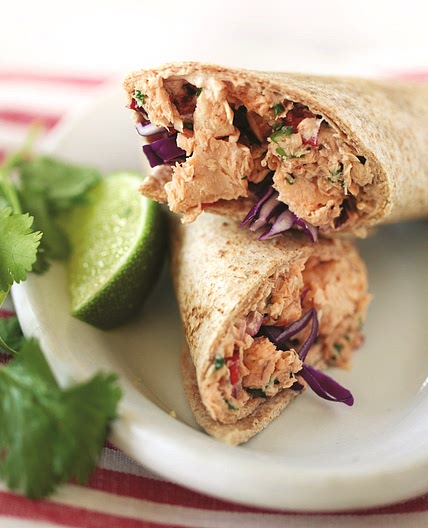 Chipotle Wild Alaskan Salmon Wrap