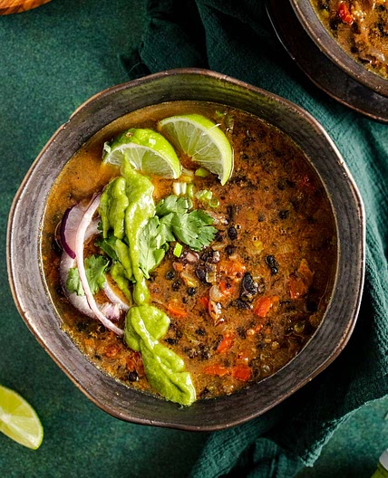 Vegan Black Bean Soup