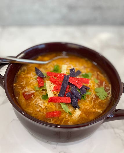 Slow Cooker Chicken Tortilla Soup