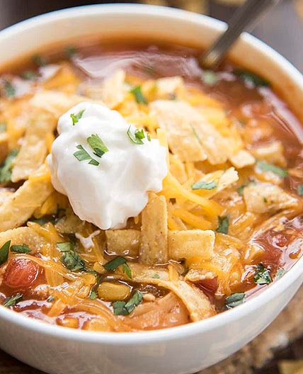 Chicken Enchilada Soup