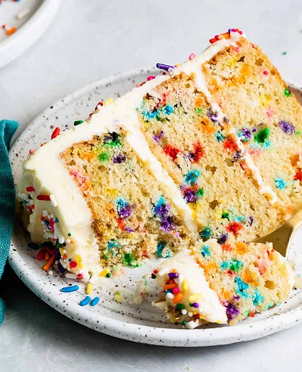 Moist & Fluffy Gluten-Free Confetti Cake