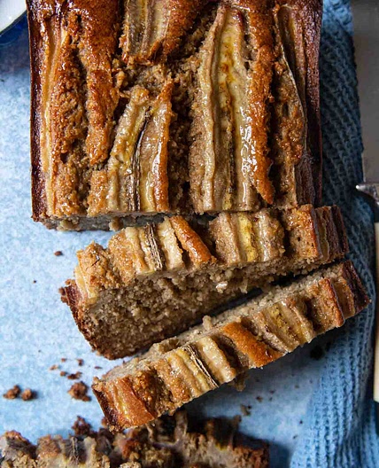 Moist Oat Flour Banana Bread (Extra Easy)