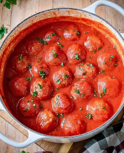 Polpette - Italian Meatballs (Juicy and Tender!)