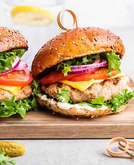 Simple Savory Ground Turkey Burgers