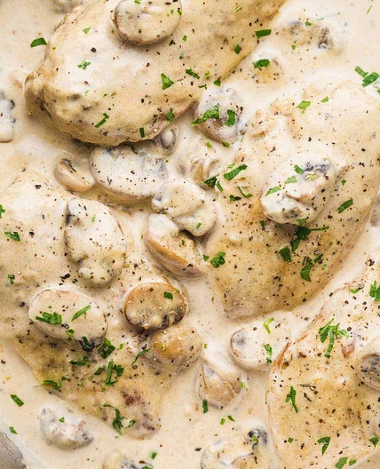Instant Pot Chicken With Mushrooms
