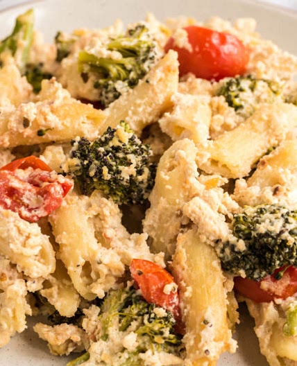 Broccoli and Tomato Pasta Bake