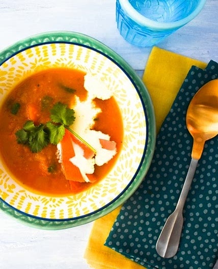 Easy Slow Cooker Carrot & Coriander Soup Recipe