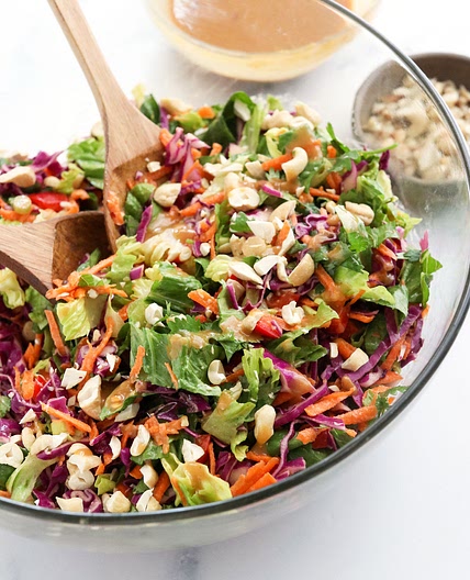 Thai Salad with Peanut Dressing