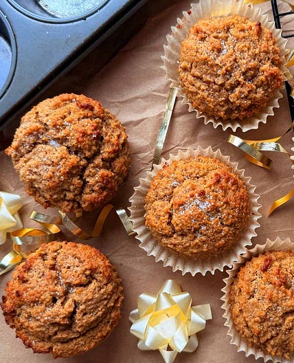Low Carb Gingerbread Muffins