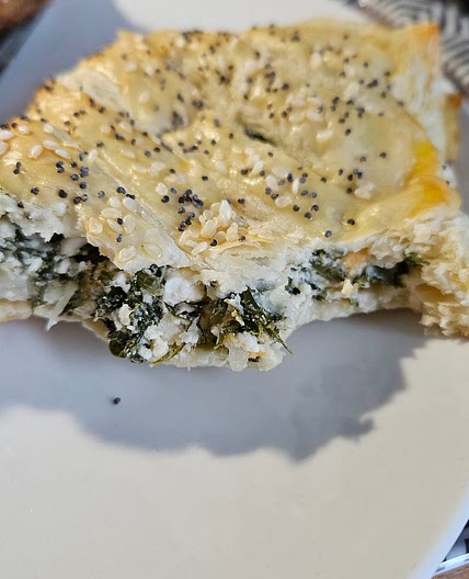 Spinach and feta pastries