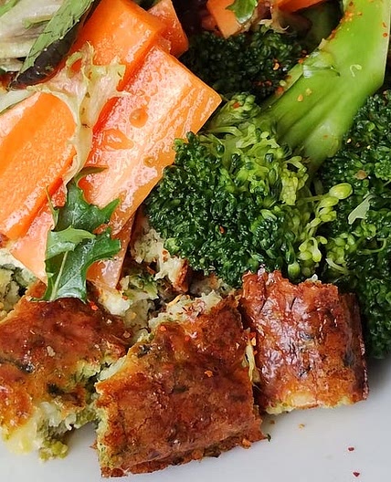 Cottage Cheese vegetable bake