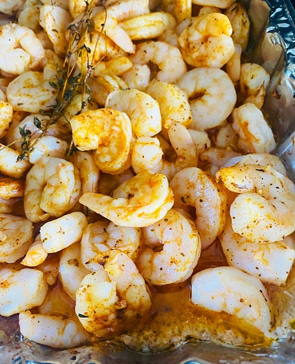 Traeger Lemon Garlic Shrimp