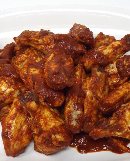 Baked Chicken Wings in Mexican Adobo Sauce
