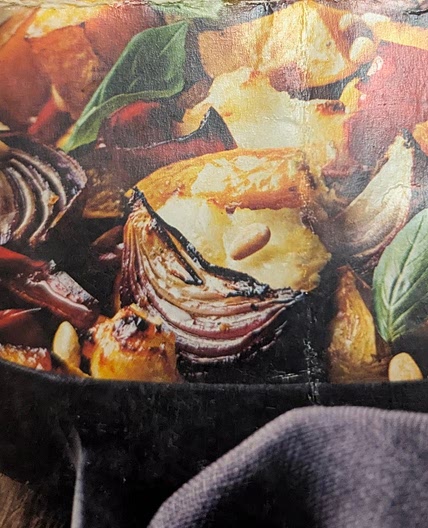 Roasted Vegetables with Halloumi