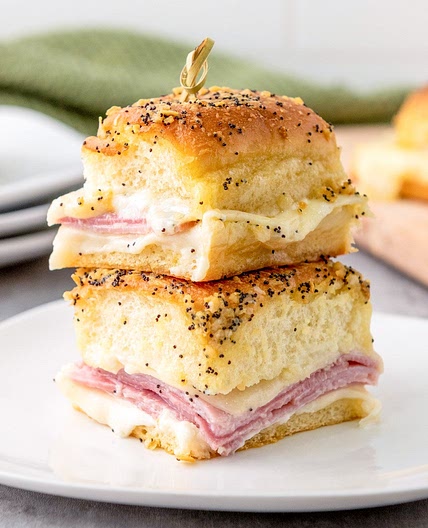 Air Fryer Ham and Cheese Sliders