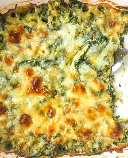 Broccoli Spinach Casserole Recipe (keto)