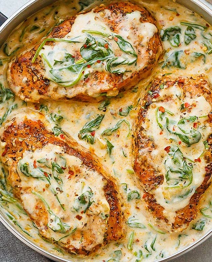 Creamy Garlic Pork Chops