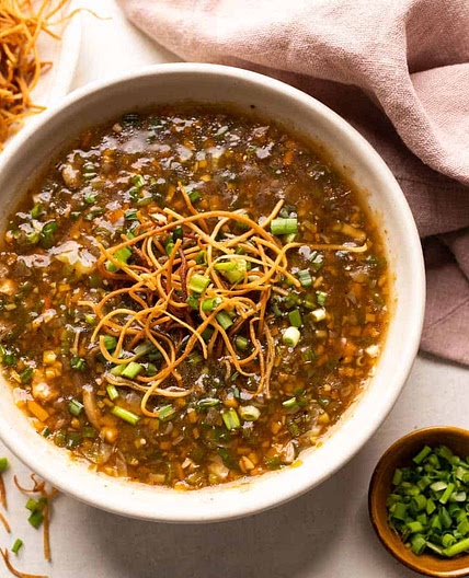 Homemade Chicken Manchow Soup