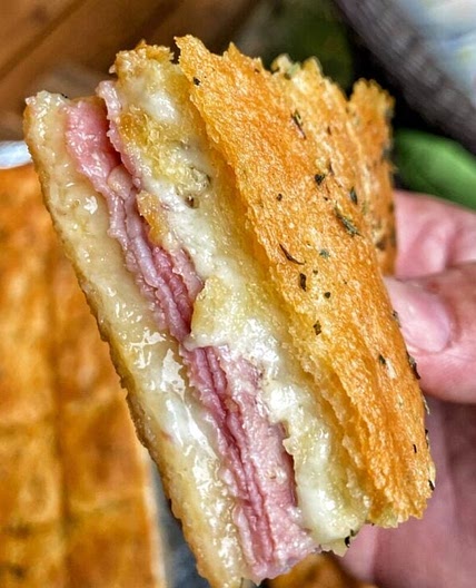 Ham and Cheese Crescent Roll Squares