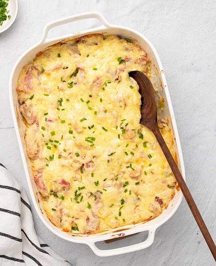 Low-carb Chicken Cordon Bleu Casserole