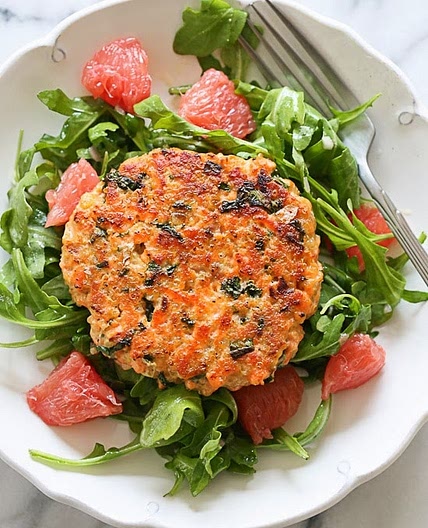 Healthy Salmon Quinoa Burgers