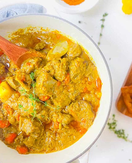 JAMAICAN CURRY GOAT (OVEN-COOKED)