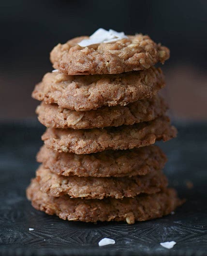 Coconut Oatmeal Cookies (Eggless)