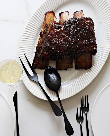 Flanken Roast with Shallot Sauce