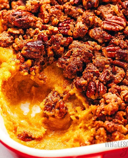 Keto Sweet Potato Casserole