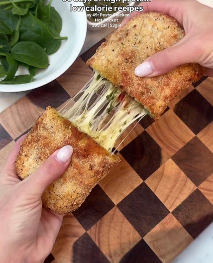 Pesto Chicken Hot Pocket