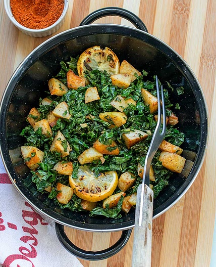 Sauteed Kale and Potatoes