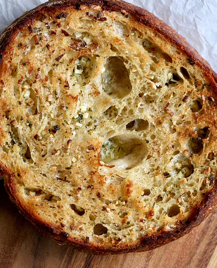 Sourdough Garlic Bread