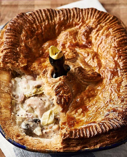 Turkey and mushroom pie recipe