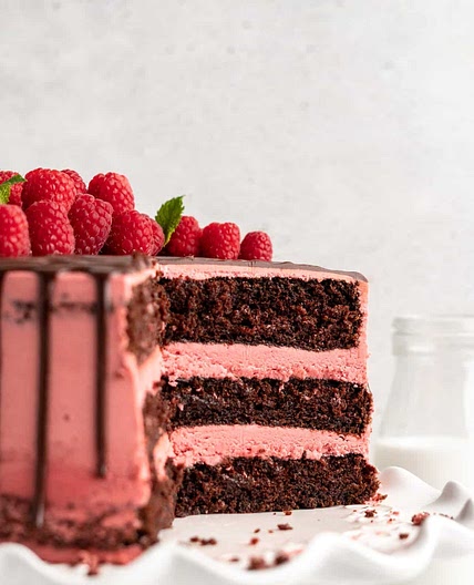 Raspberry Chocolate Cake Recipe